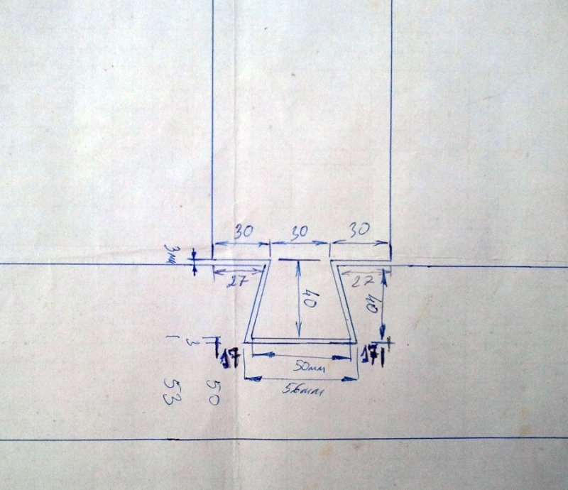 Лекало ласточкин хвост для бруса 150х150