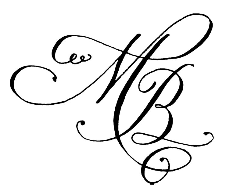 Красивые расписные буквы