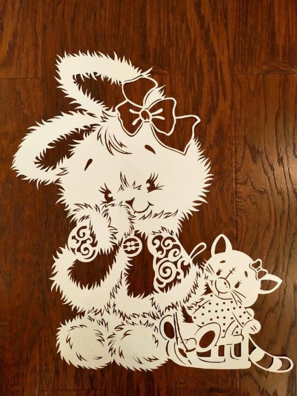 Сказочные вытынанки