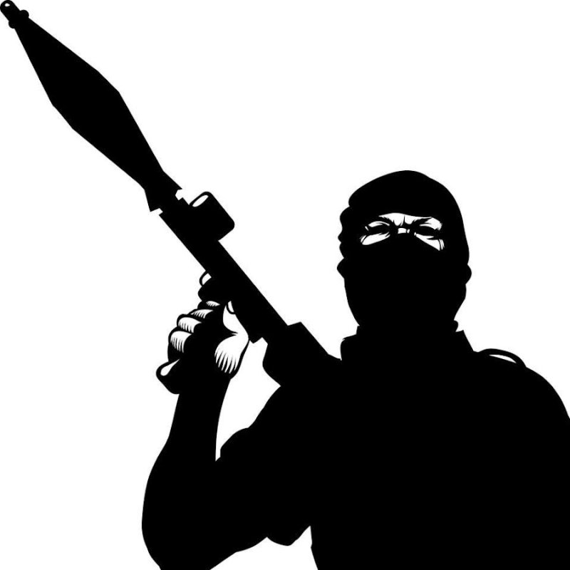 Силуэт террориста