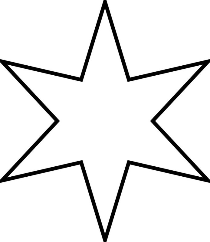 Трафарет Звёздочки