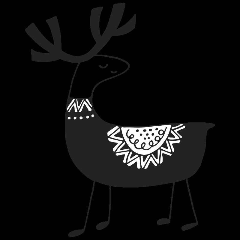 Трафарет Скандинавский стиль