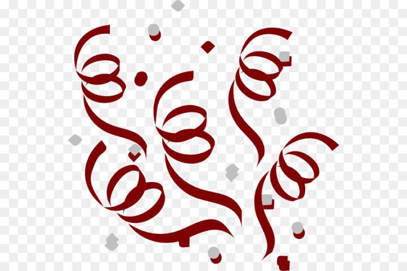 Трафарет конфетти