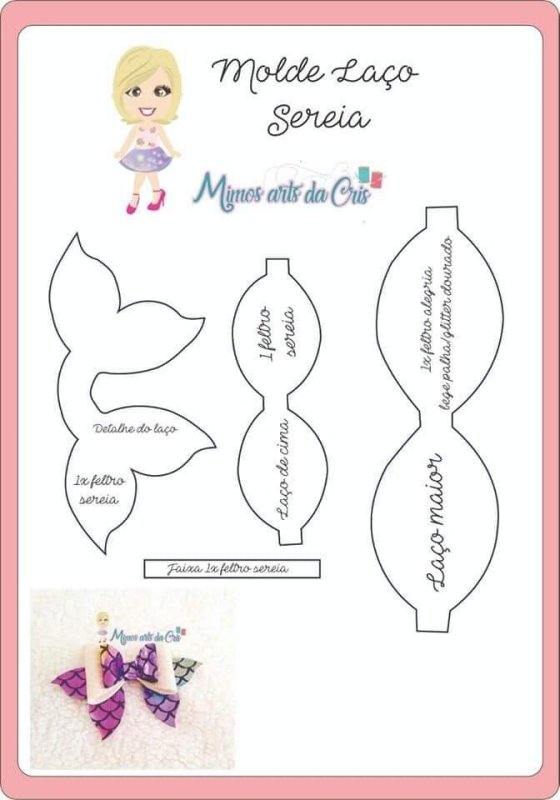 Схемы бантиков из фоамирана