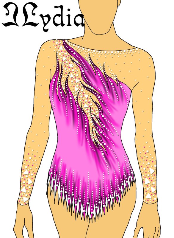 Узоры для гимнастических купальников