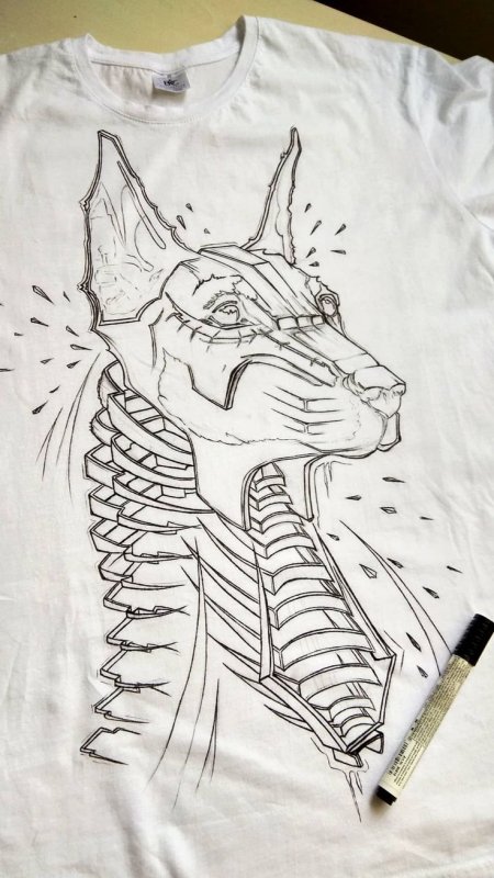 Рисунки на футболках своими руками
