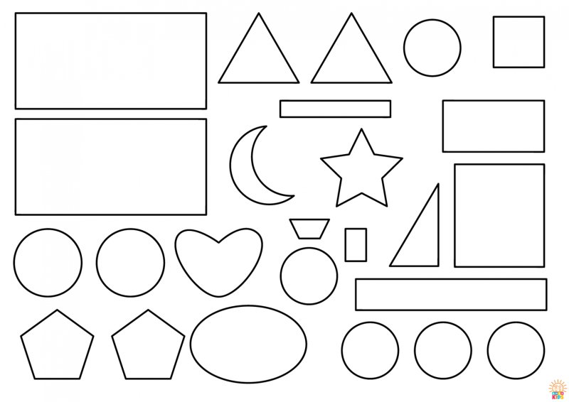 Геометрические фигуры для малышей