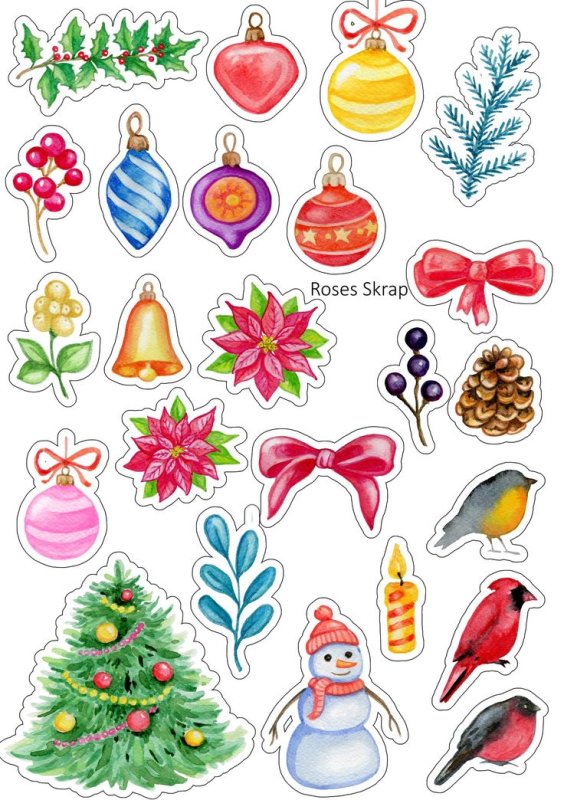 Новогодние Стикеры