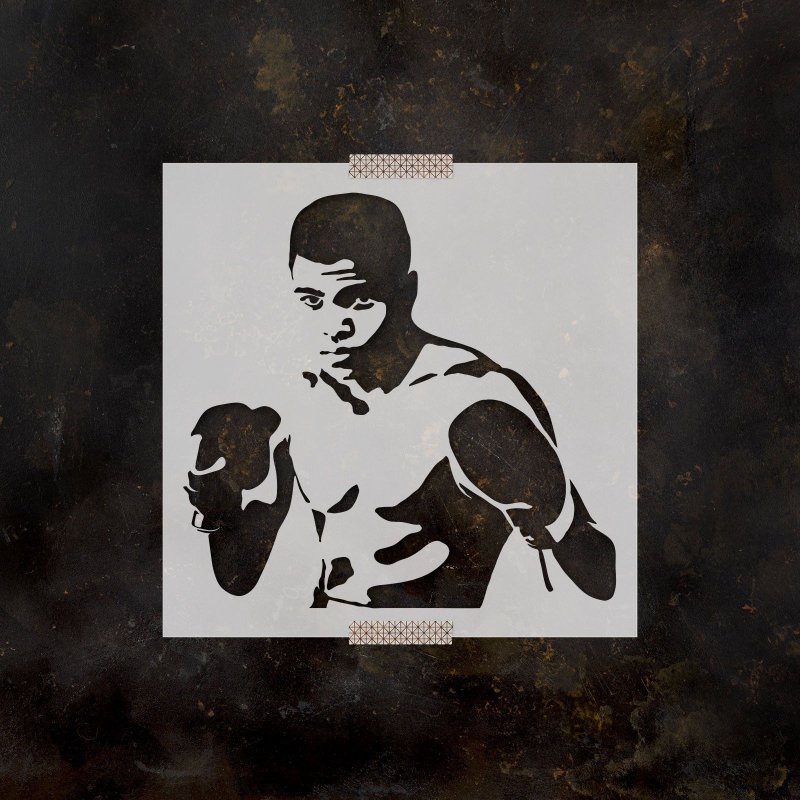 Мухаммед Али силуэт