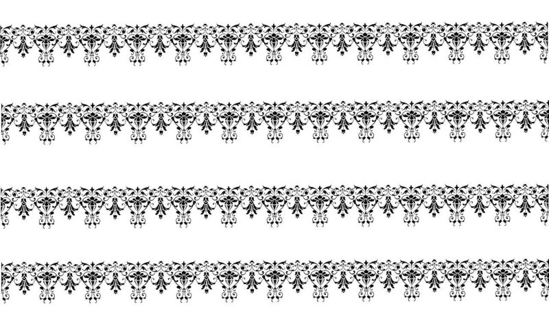 Узорный бордюр