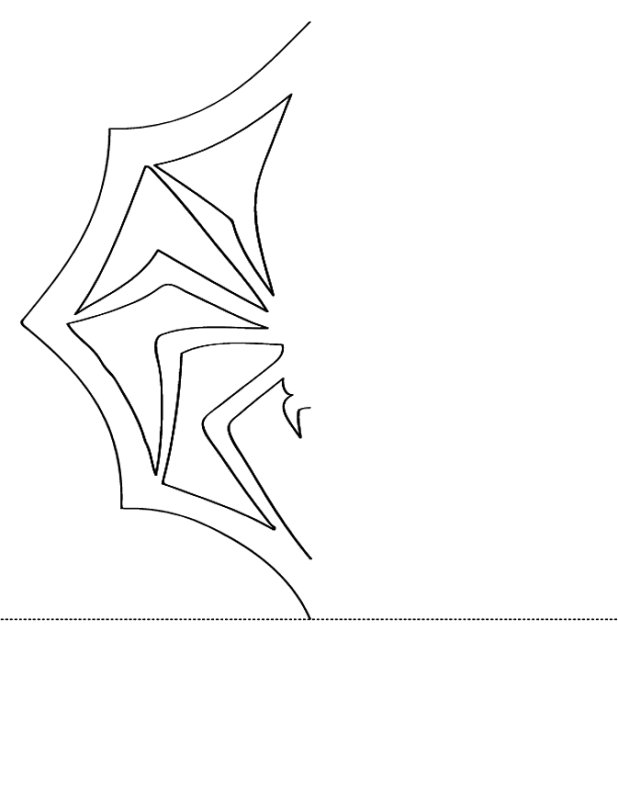 Трафарет для вырезания из бумаги