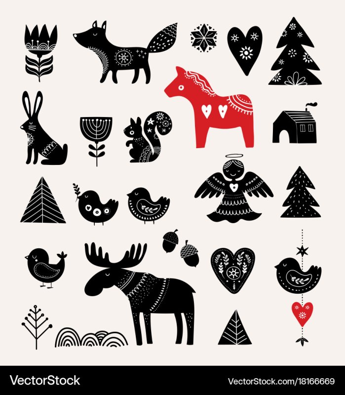 Логотип в скандинавском стиле