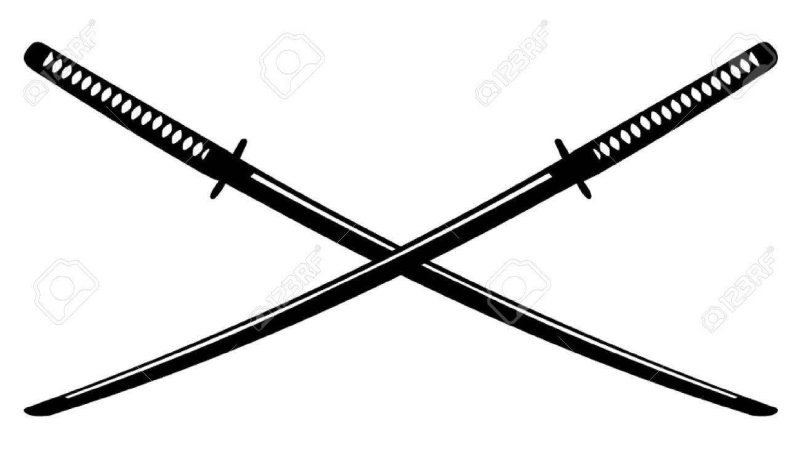 Два скрещенные катаны