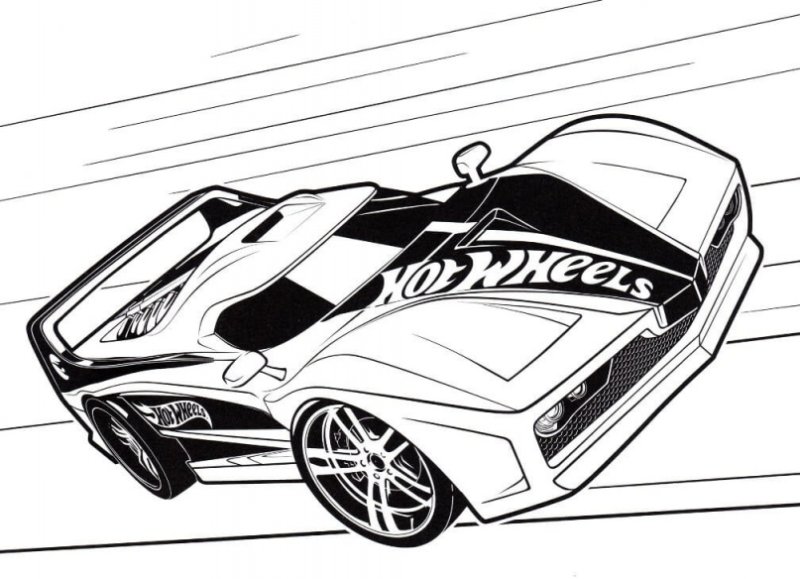 Раскраски для мальчиков машины хот Вилс