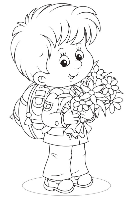 Раскраска школа