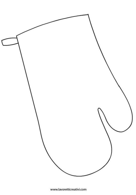 Прихватка варежка для детей