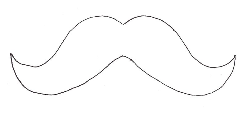 Усы раскраска