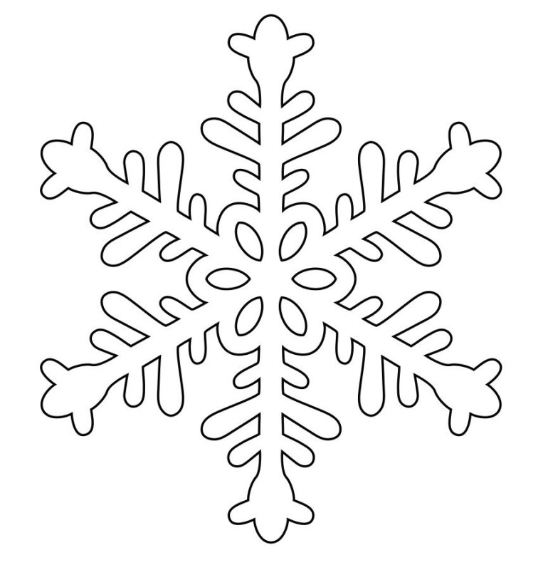 Шаблоны снежинок