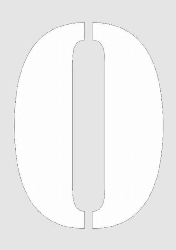 Цифры трафарет для вырезания