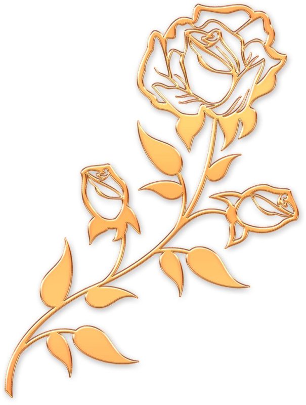 Вертикальный орнамент на прозрачном фоне