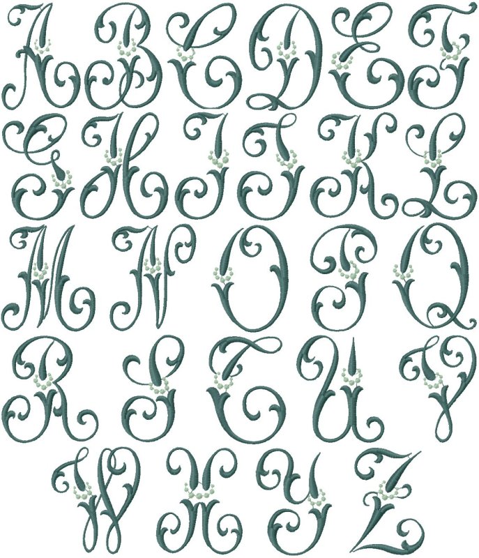 Вензель буквы
