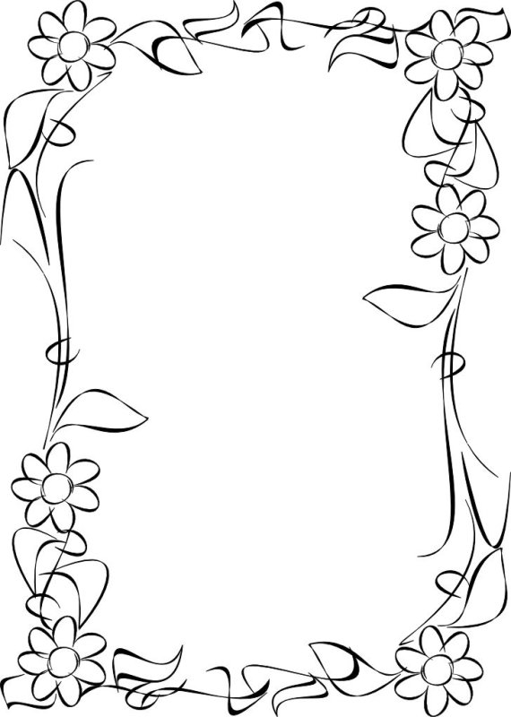 Красивые рамочки для рисования