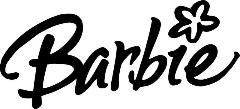 Barbie надпись