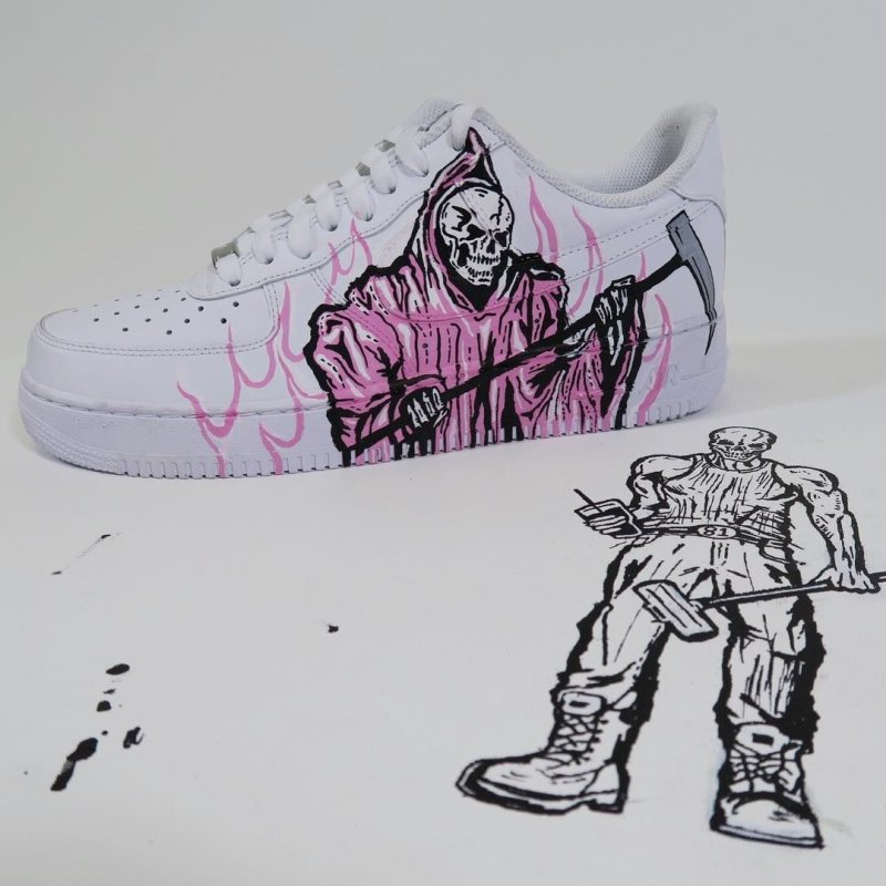 Трафареты для кастома кроссовок