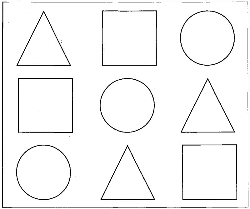 Геометрические фигуры для дошкольников