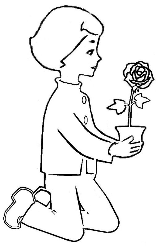 Кай и Герда трафареты для вырезания на окна