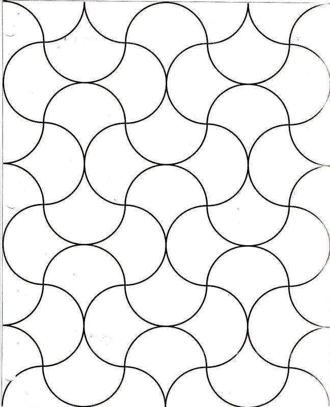 Геометрический узор для стегания