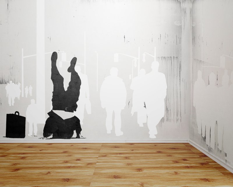 Креативные рисунки на стенах