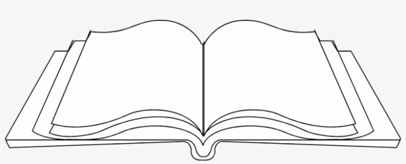 Рисунок развернутой книги