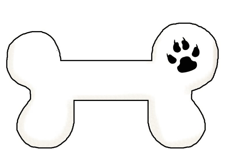 Косточка шаблон