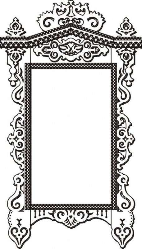 Трафареты наличников