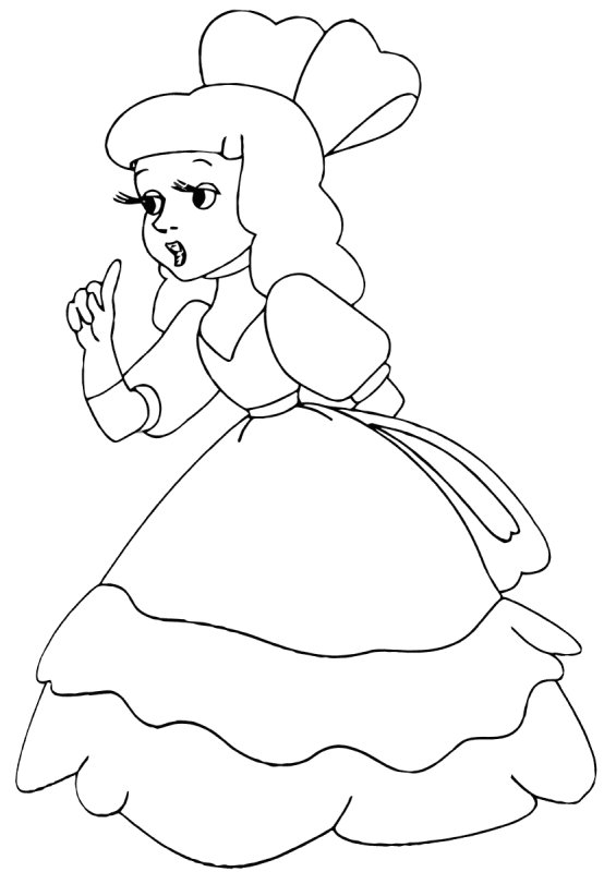 Раскраска Буратино и Мальвина и Пьеро