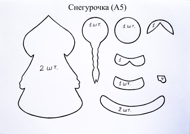 Выкройки новогодних игрушек