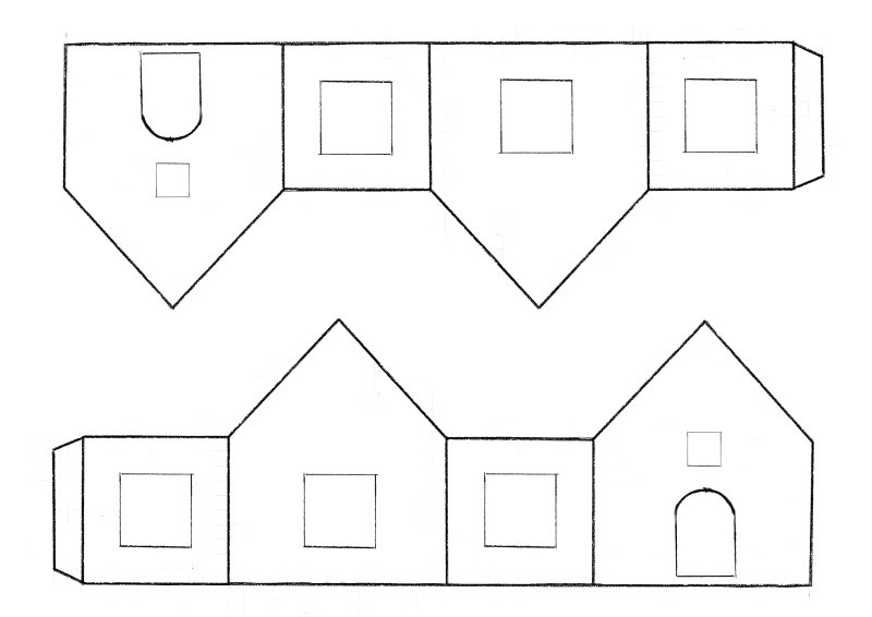 Объемный домик