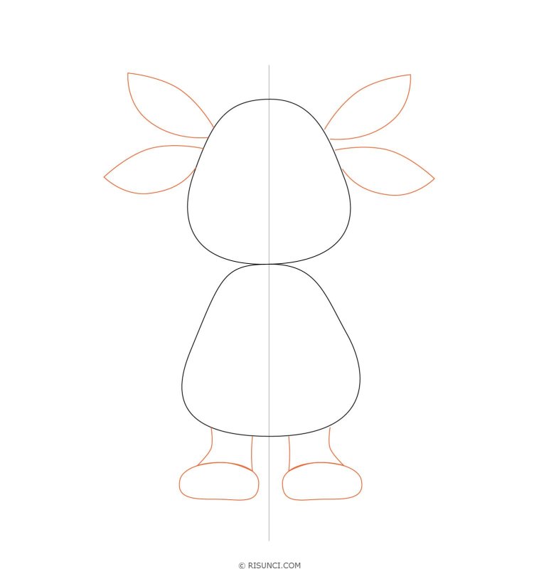 Лунтик рисунок карандашом