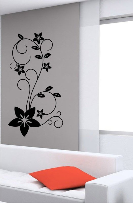 Необычные трафареты для декора стен