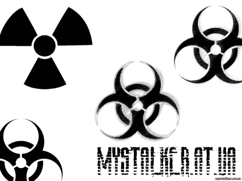 Татуировка знак радиации