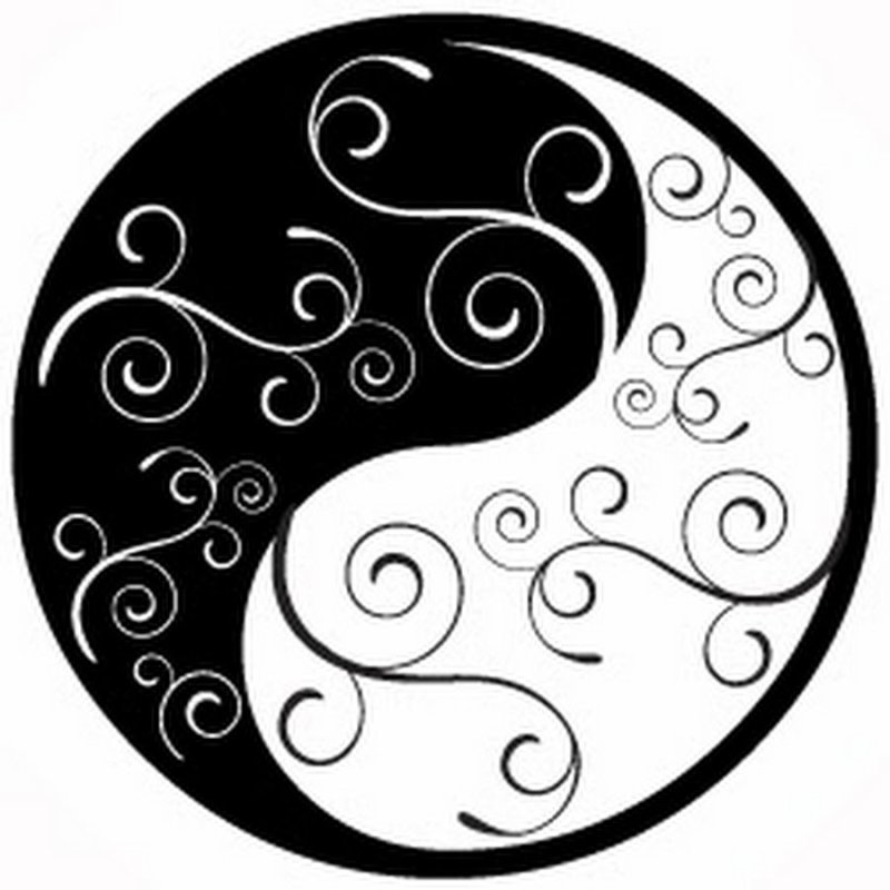 Инь Янь рисунок