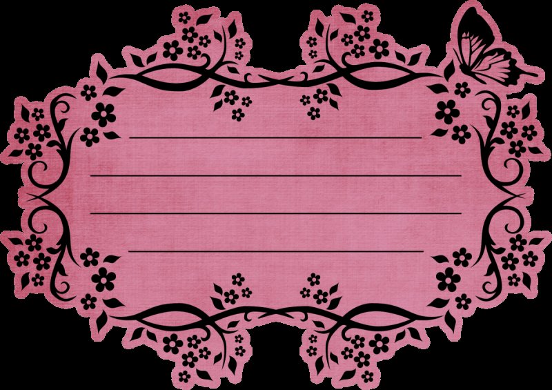 Рамочка для надписи