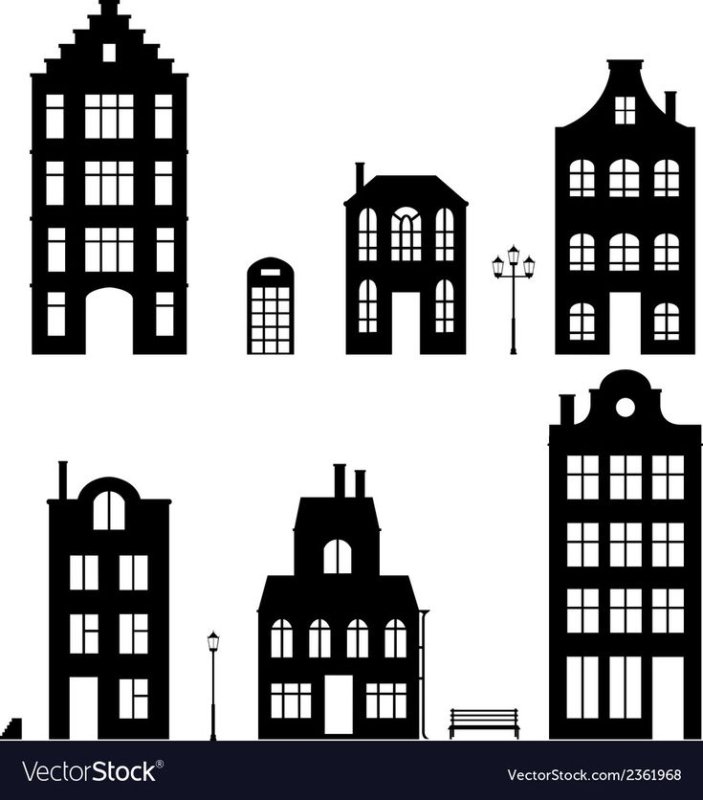 Силуэт здания