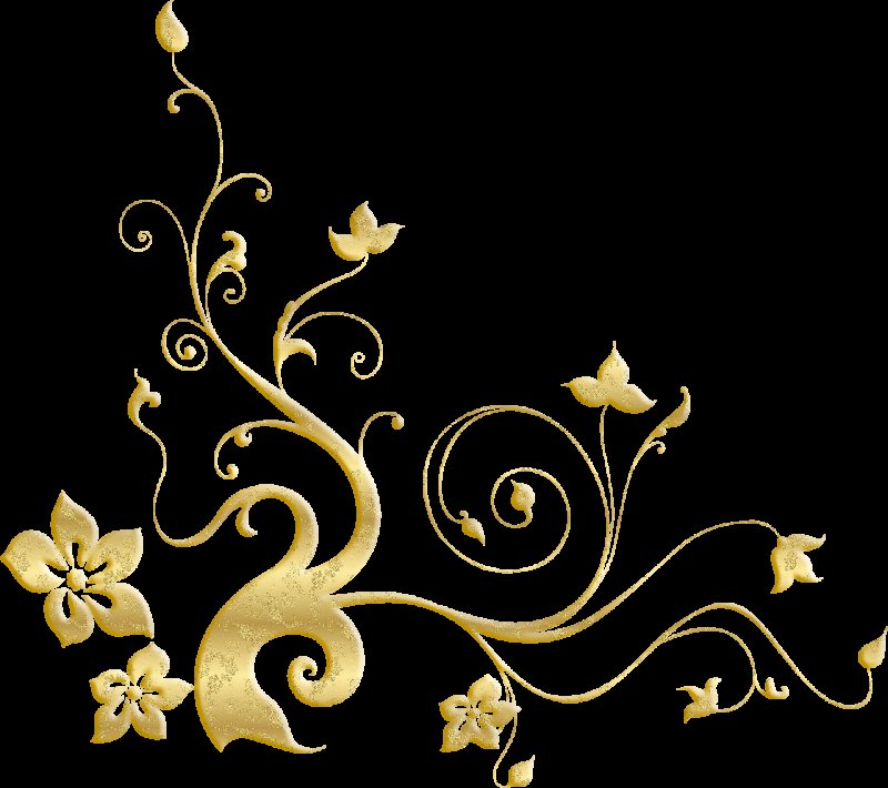 Орнамент на прозрачном фоне