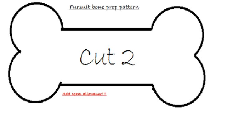 Косточка шаблон