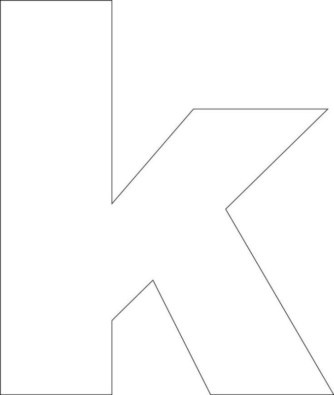 Буквы для торта трафарет