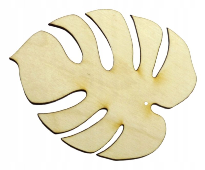 Монстера трафарет