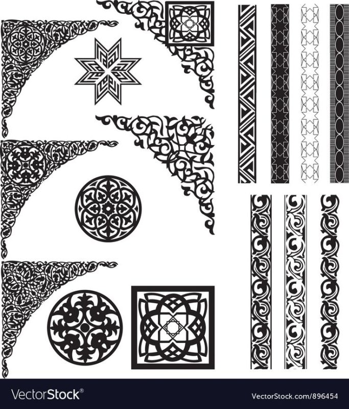 Орнамент марокканский арки