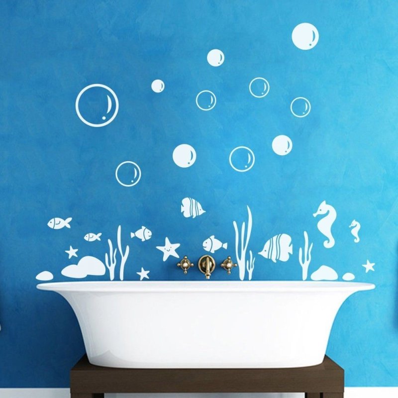 Настенный декор для ванной комнаты